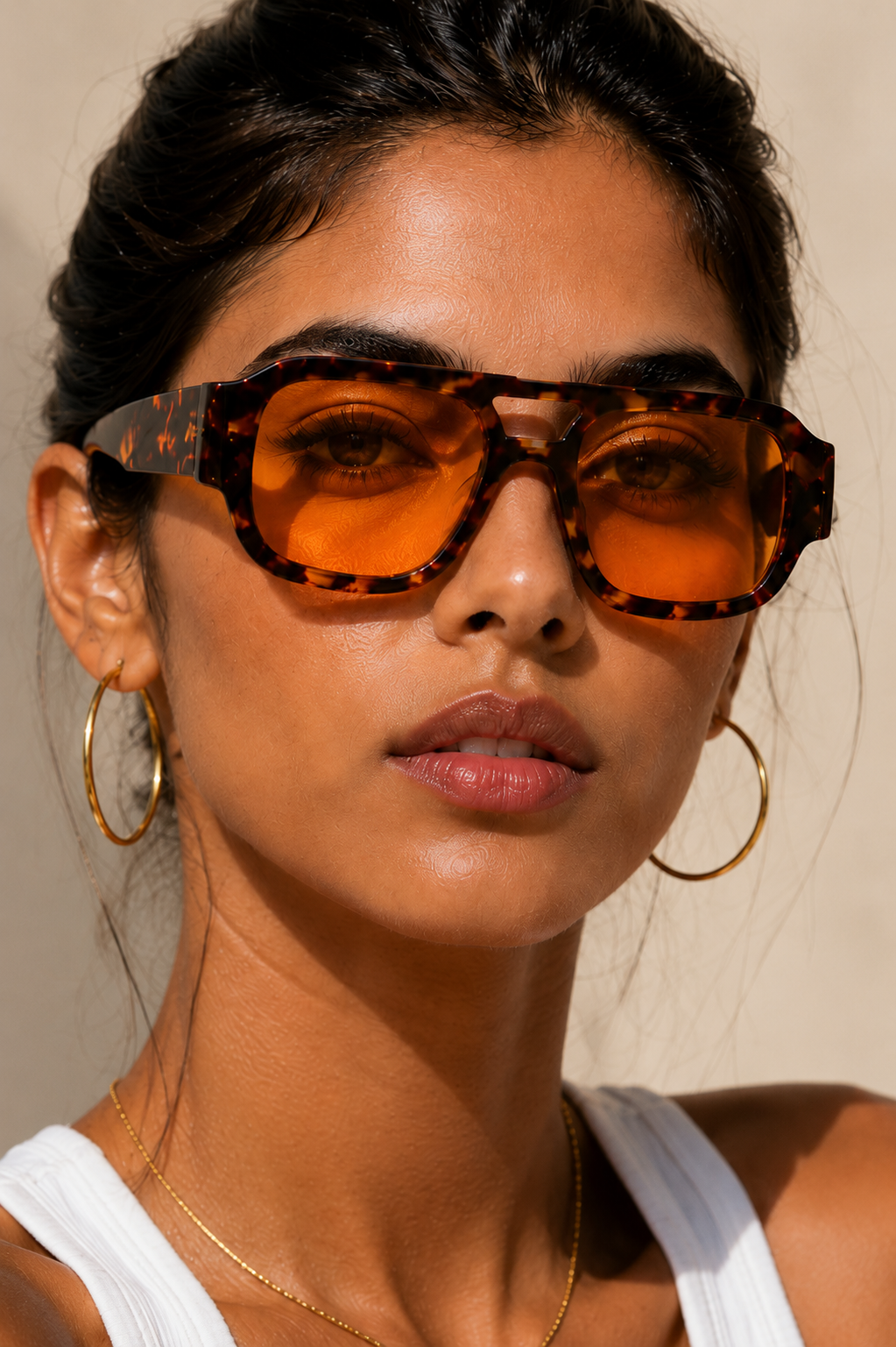 Vintage-Pilotenbrille