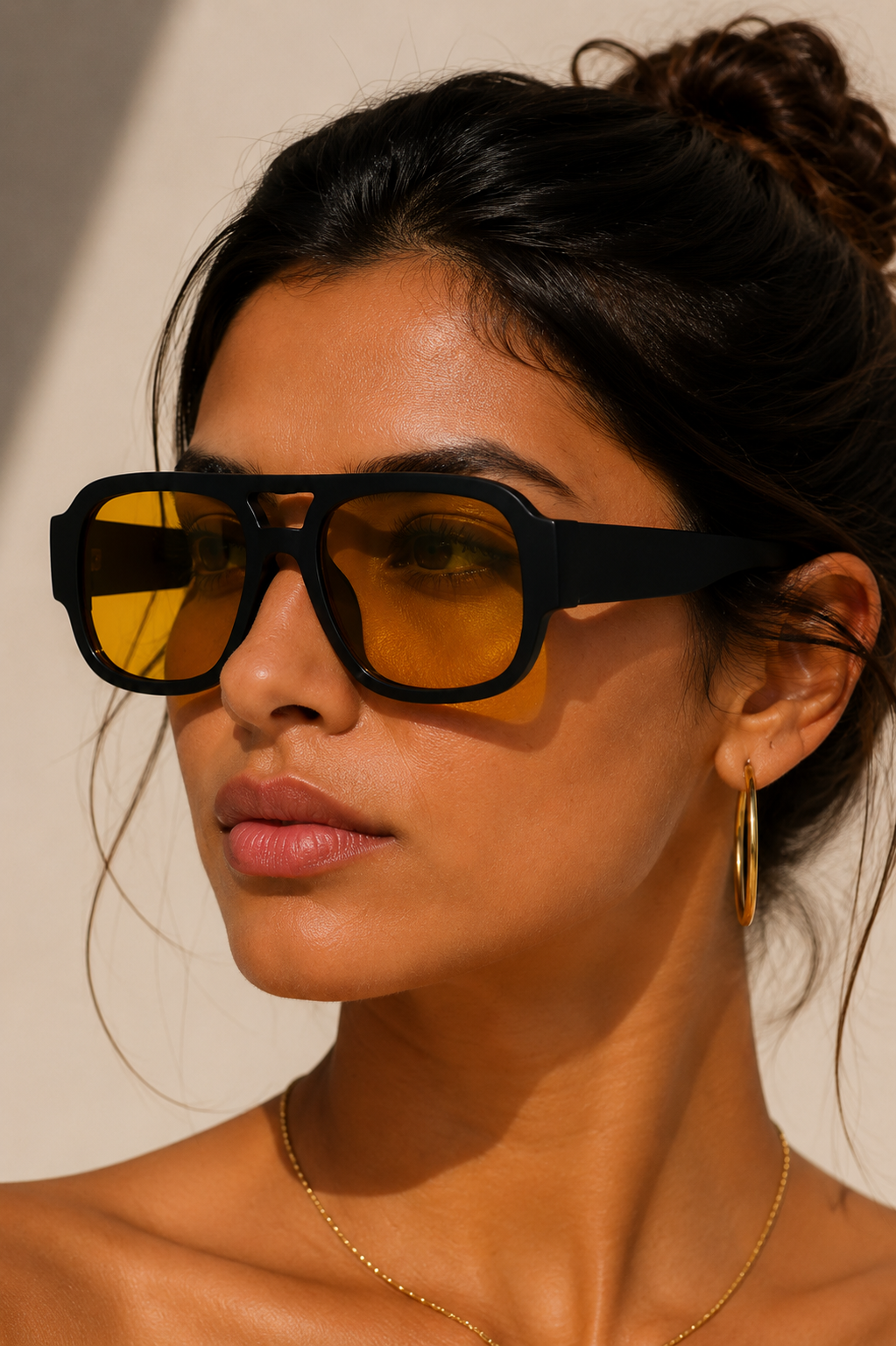Vintage-Pilotenbrille