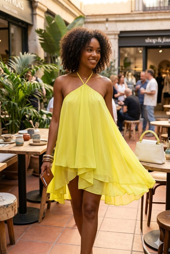 Fluffy Kleid
